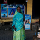 In Johnson Ganj area of Allahabad, this smiling woman with a fresh bandage on her arm beckoned me to come close and take her picture. Another eager sitter gets into the action, too.